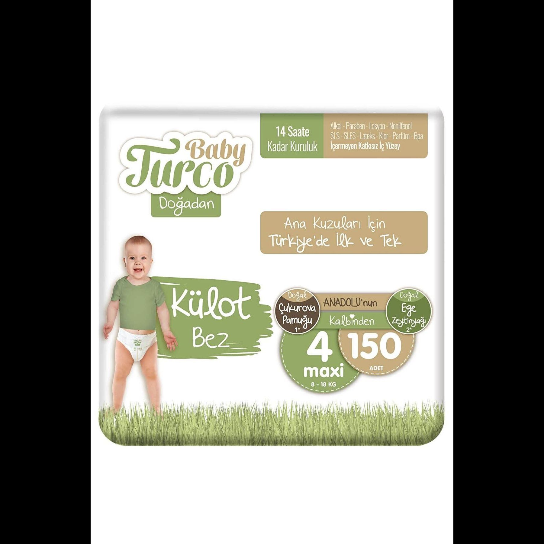 Подгузники Doğadan Panty Number 4 Maxi 150 шт.(8-18 кг)
Подгузники Doğadan Panty Number 4 Maxi 150 шт.(8-18 кг)