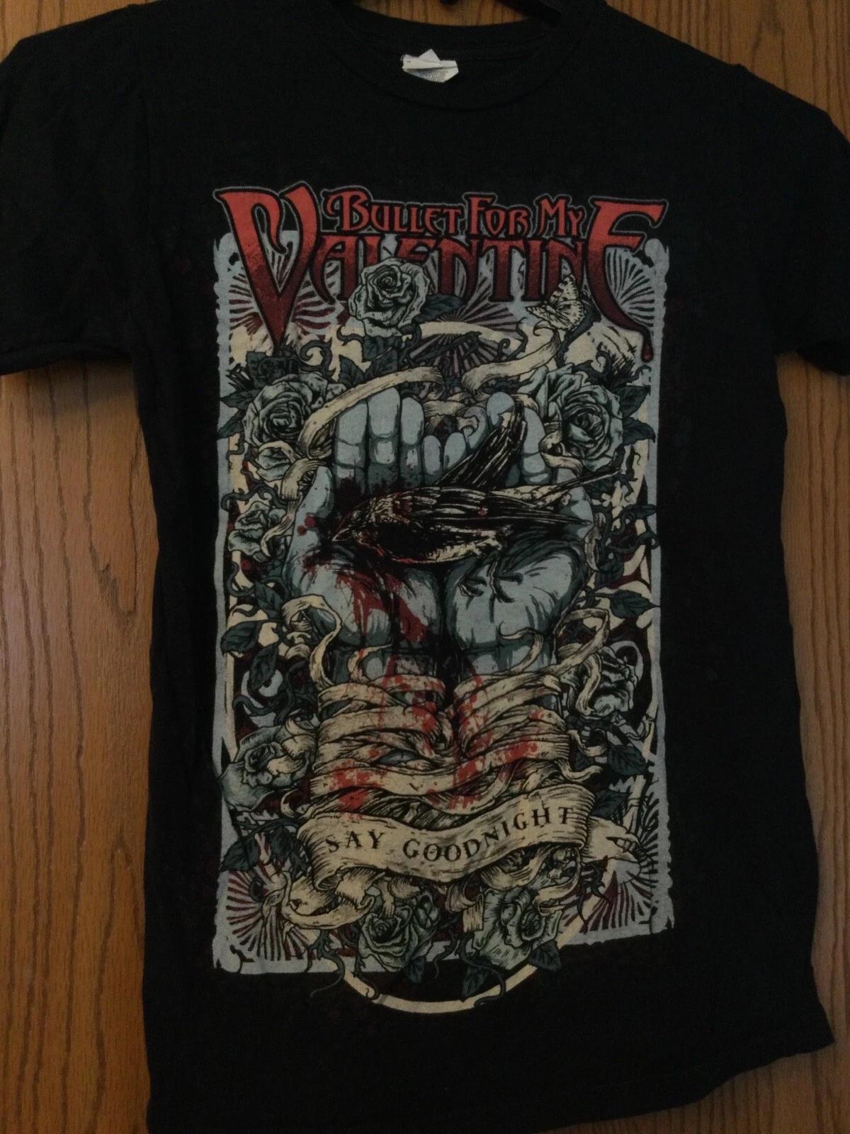 Bullet For My Valentine - “Say Goodnight” - Black Shirt - S - Bay Island XL
Bullet For My Valentine - “Say Goodnight” - Black Shirt - S - Bay Island XL