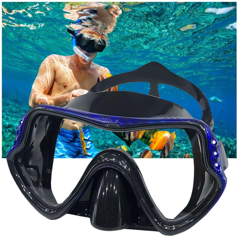 Wide Vision Anti-Fog Clear View No Leaking Swim Goggles Snorkel with Nose Cover Diving Mask
Wide Vision Anti-Fog Clear View No Leaking Swim Goggles Snorkel with Nose Cover Diving Mask