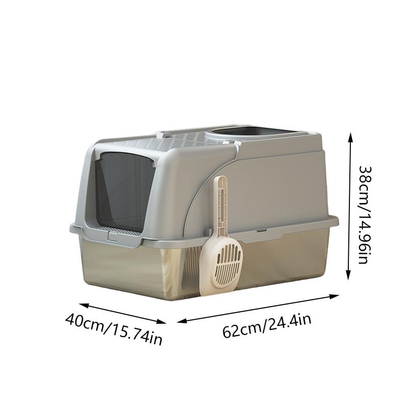 BOOTEELY New Clamshell Pet Stainless Steel Cat Litter Box Cat Toilet Spatter-proof Bottom High Cat Supplies 62x40x38cm серебряный серый
BOOTEELY New Clamshell Pet Stainless Steel Cat Litter Box Cat Toilet Spatter-proof Bottom High Cat Supplies 62x40x38cm серебряный серый