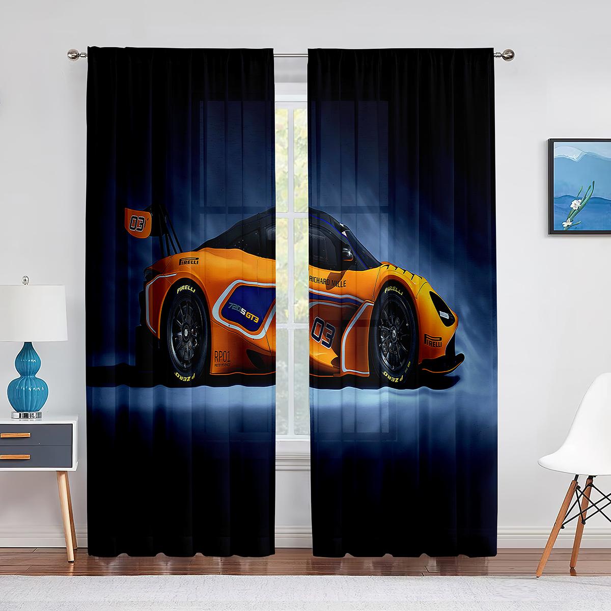 Гоночный автомобиль, прозрачная вуаль, гоночный автомобиль, скорость, экстремальный спорт, оконные тюлевые шторы для гостиной, спальни, подростков, мужская комната, декор 1 PCS W100XH250cm&Rod Pocket
Гоночный автомобиль, прозрачная вуаль, гоночный автомобиль, скорость, экстремальный спорт, оконные тюлевые шторы для гостиной, спальни, подростков, мужская комната, декор 1 PCS W100XH250cm&Rod Pocket