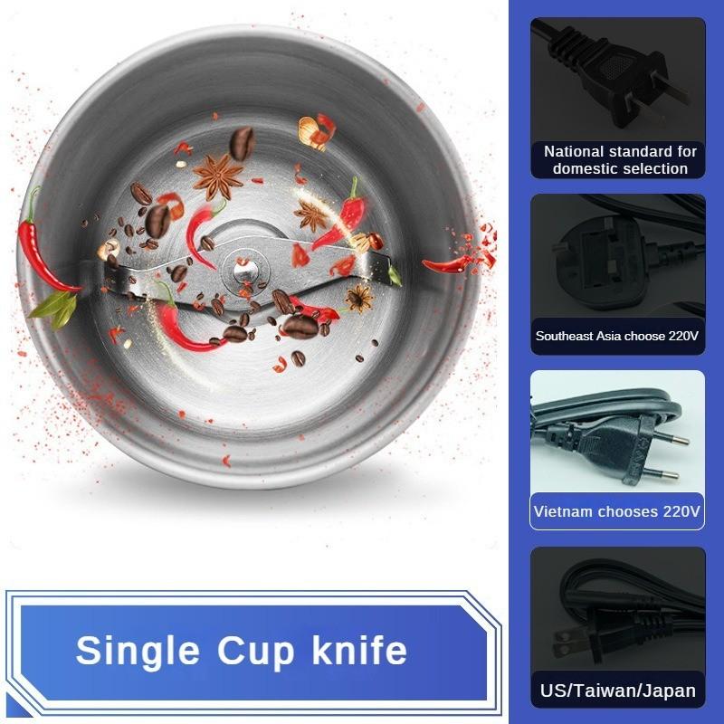 Household Small Electric Grinder Multifunctional Lightweight Grinder Coffee Beans Grains and Miscellaneous Grains Finely Ground Powder Mixer 100*192mm
Household Small Electric Grinder Multifunctional Lightweight Grinder Coffee Beans Grains and Miscellaneous Grains Finely Ground Powder Mixer 100*192mm
