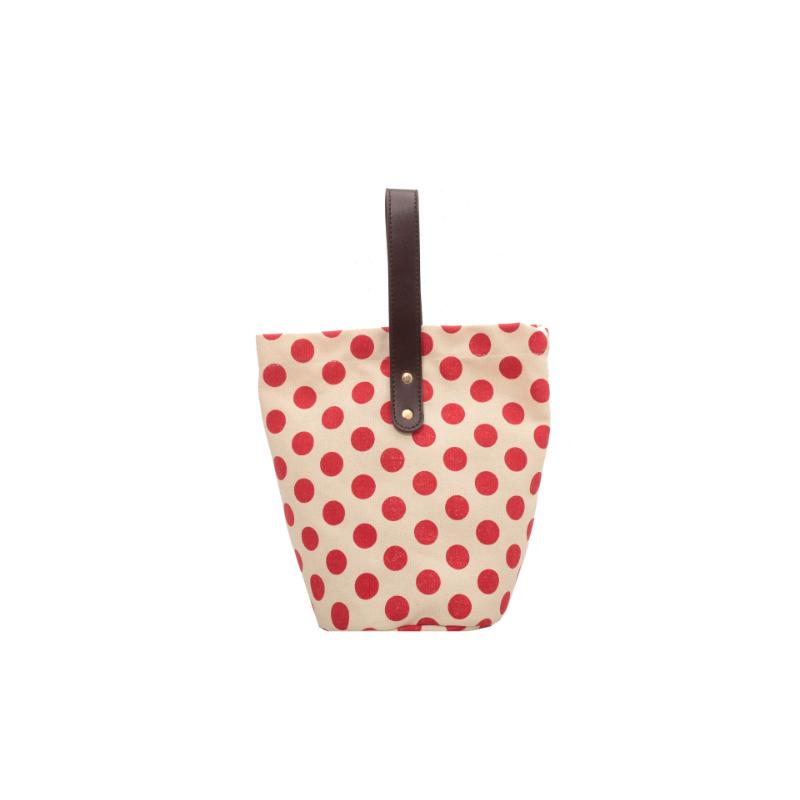 Korean Vintage Plaid Bucket Bag Fashion Polka Dot Handheld Lunch Box Bag Large-capacity Simple Casual Commuter Handbag 23x15x24CM
Korean Vintage Plaid Bucket Bag Fashion Polka Dot Handheld Lunch Box Bag Large-capacity Simple Casual Commuter Handbag 23x15x24CM