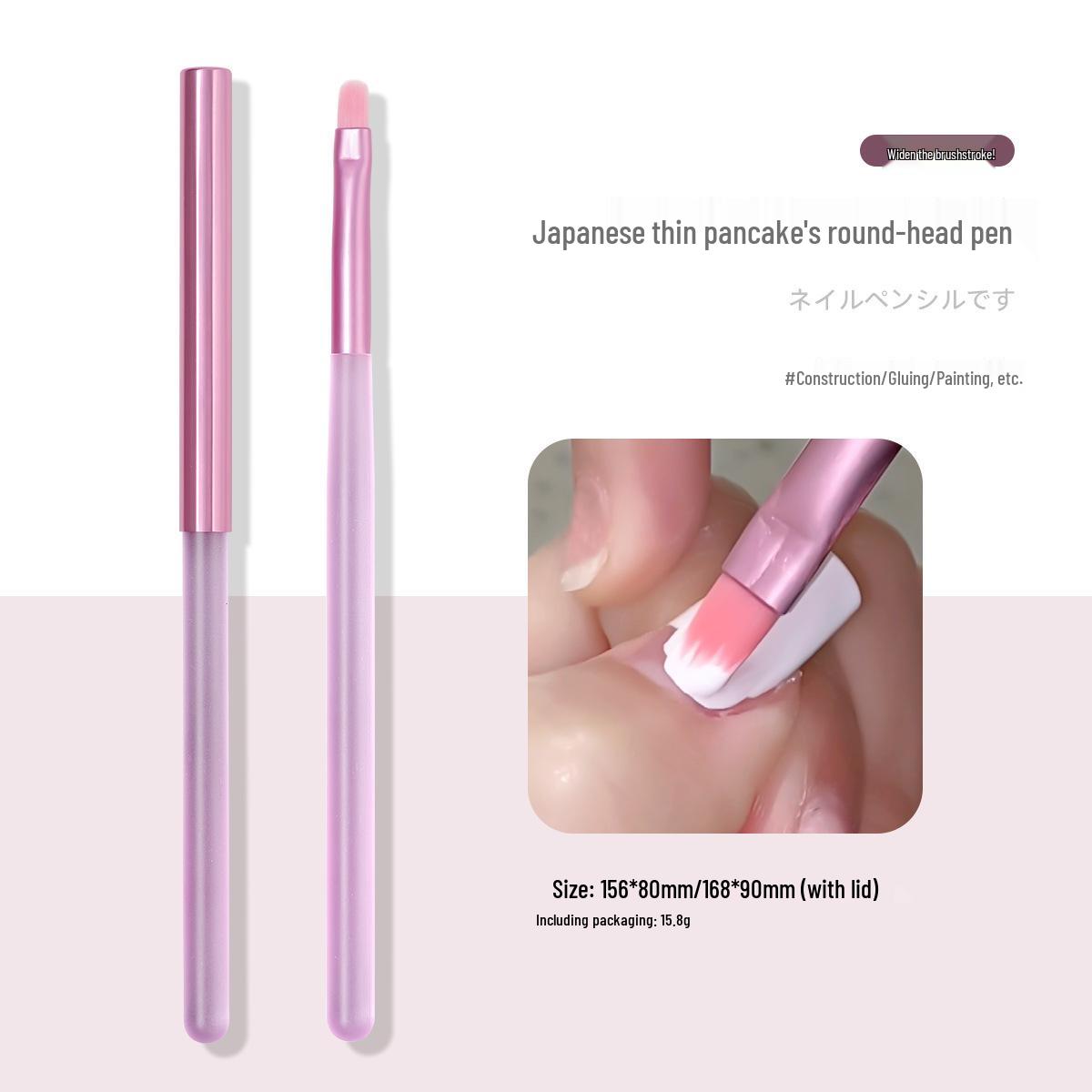 Green & Pink Gel Polish Pen: Small Thin Brush with Square & Round Heads, Flat Tip, Cap
Green & Pink Gel Polish Pen: Small Thin Brush with Square & Round Heads, Flat Tip, Cap