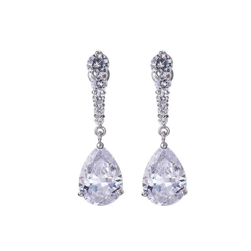 Earrings European and American tassel long female zircon retro exaggerated Internet celebrity hanging Korean jewelry earrings білий
Earrings European and American tassel long female zircon retro exaggerated Internet celebrity hanging Korean jewelry earrings білий
