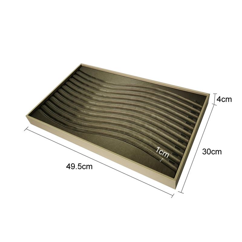 Прямоугольный поднос для жемчужных ожерелий S-образной формы, поднос для демонстрации жемчужных ожерелий, подставка для демонстрации ювелирных изделий, поднос для демонстрации ожерелий 49,5x30x4 см
Прямоугольный поднос для жемчужных ожерелий S-образной формы, поднос для демонстрации жемчужных ожерелий, подставка для демонстрации ювелирных изделий, поднос для демонстрации ожерелий 49,5x30x4 см