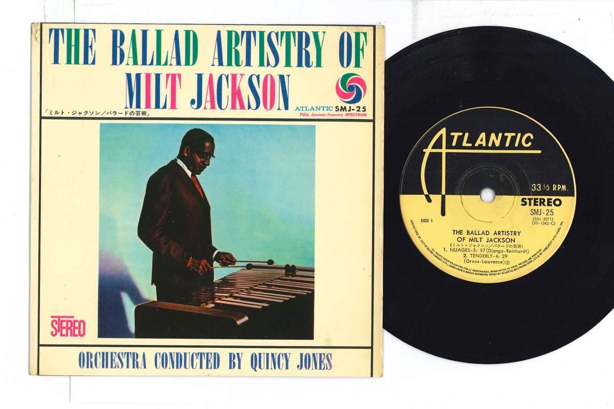 7inch Record MILT JACKSON - Ballad Artistry Of Milt Jackson SMJ25 ATLANTIC 1961 Japan Jazz Used
7inch Record MILT JACKSON - Ballad Artistry Of Milt Jackson SMJ25 ATLANTIC 1961 Japan Jazz Used