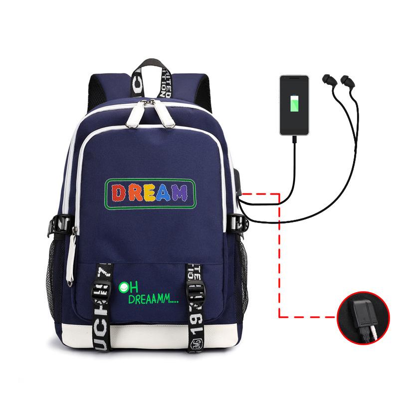 Backpack Game Blogger Dream Team Peripheral Large Capacity Usb Computer Bag
Backpack Game Blogger Dream Team Peripheral Large Capacity Usb Computer Bag