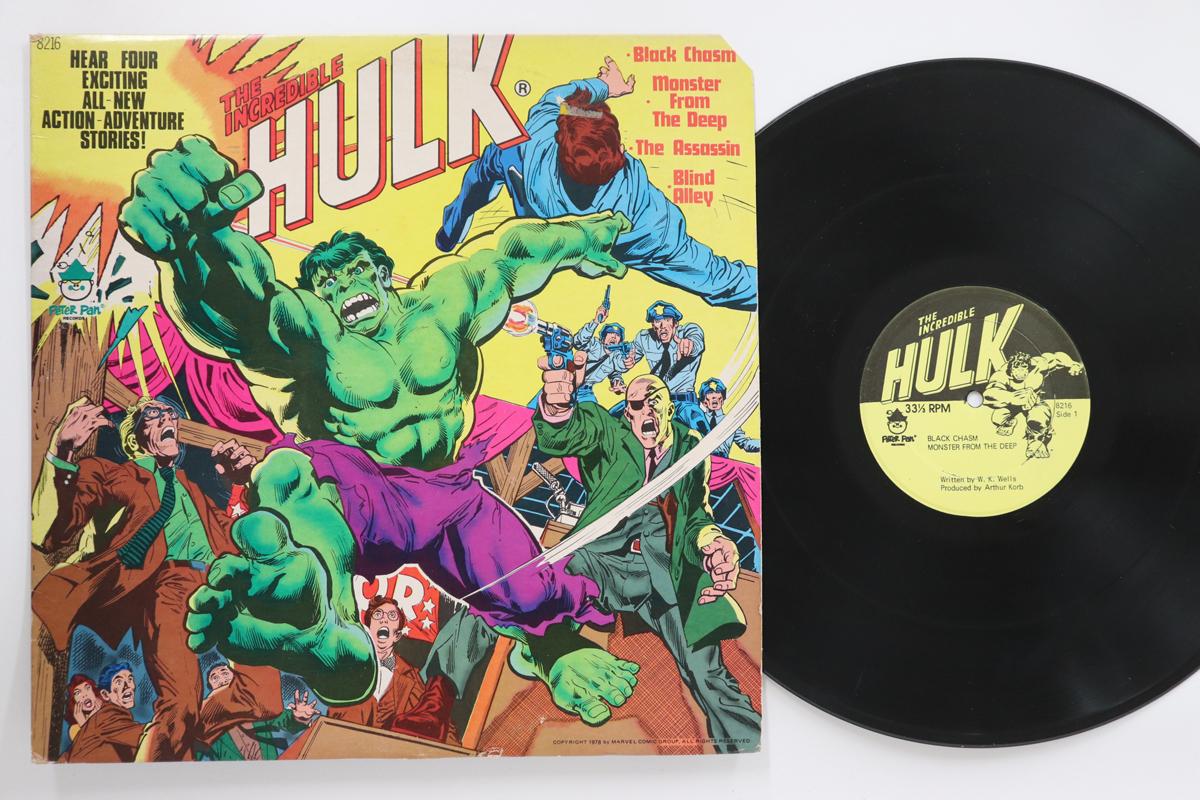 LP Record UNKNOWN ARTIST - The Incredible Hulk 8216 Peter Pan Recor 1978 US Children s Used
LP Record UNKNOWN ARTIST - The Incredible Hulk 8216 Peter Pan Recor 1978 US Children s Used