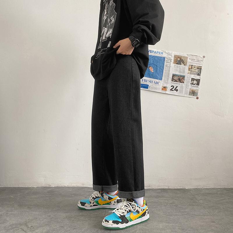 Men s jeans 2026 new style loose straight trousers trendy spring thin casual wide-leg cropped pants 5XL чорний
Men s jeans 2026 new style loose straight trousers trendy spring thin casual wide-leg cropped pants 5XL чорний