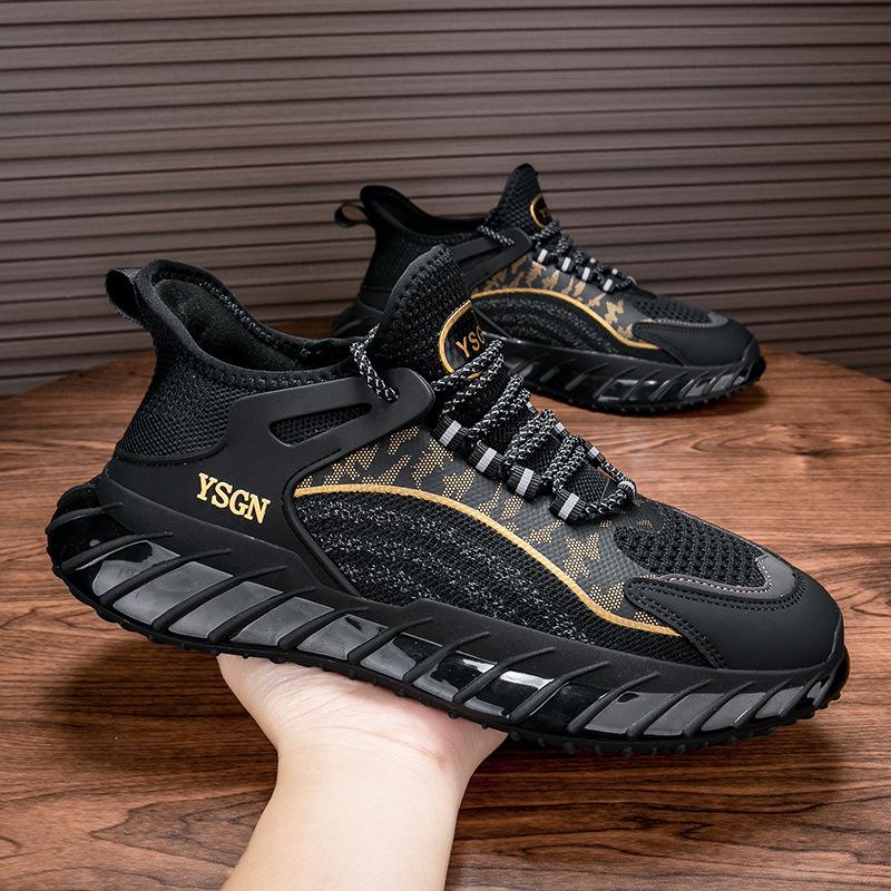 Spring and Autumn new mesh sports shoes men s 2025 fly-woven breathable casual men s shoes thick-soled heightening dad shoes men s 44
Spring and Autumn new mesh sports shoes men s 2025 fly-woven breathable casual men s shoes thick-soled heightening dad shoes men s 44