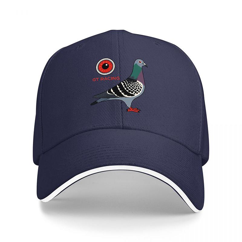 GT RACING PIGEON LOGO BASEBALL CAP BLACK WITH WHITE TRIM AND COLORFUL BIRD DESIGN FOR Unisex AND Women FASHION ACCESSORY Adjustable
GT RACING PIGEON LOGO BASEBALL CAP BLACK WITH WHITE TRIM AND COLORFUL BIRD DESIGN FOR Unisex AND Women FASHION ACCESSORY Adjustable