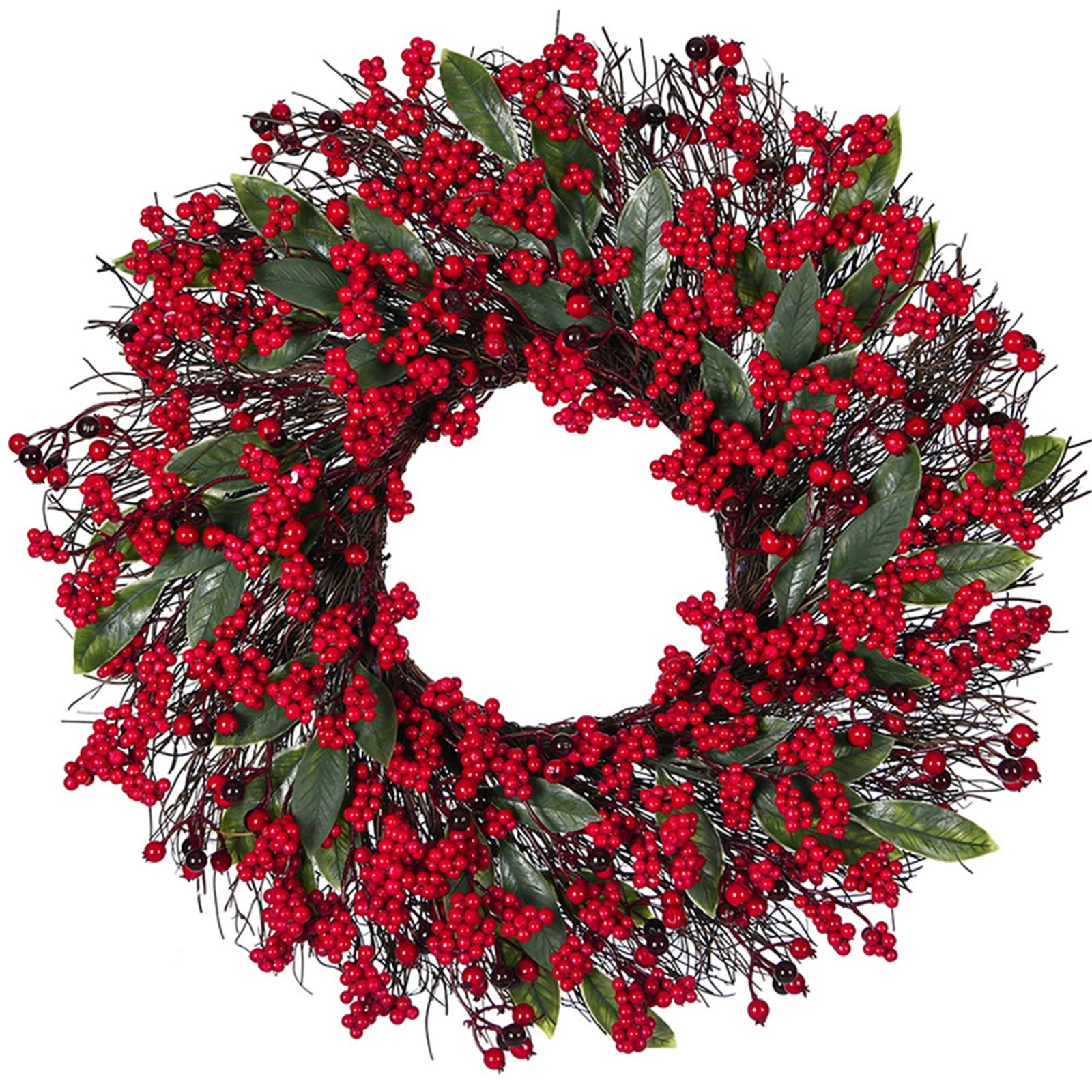 Christmas Wreath Decorations Red Berry Circle Garland for Holiday Wall Front Door Shop Decor 45cm червоний
Christmas Wreath Decorations Red Berry Circle Garland for Holiday Wall Front Door Shop Decor 45cm червоний