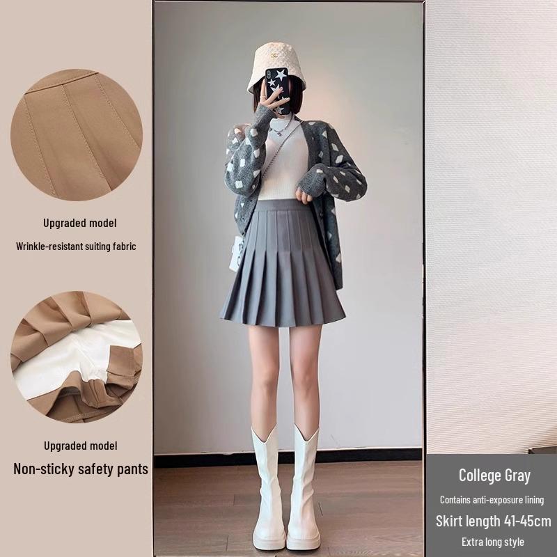 Women s High-Quality Wool Blend Pleated Skirt - 2025 Autumn/Winter, High-Waisted Slimming JK Academy Style, Thickened A-Line Mini Skirt XXL
Women s High-Quality Wool Blend Pleated Skirt - 2025 Autumn/Winter, High-Waisted Slimming JK Academy Style, Thickened A-Line Mini Skirt XXL
