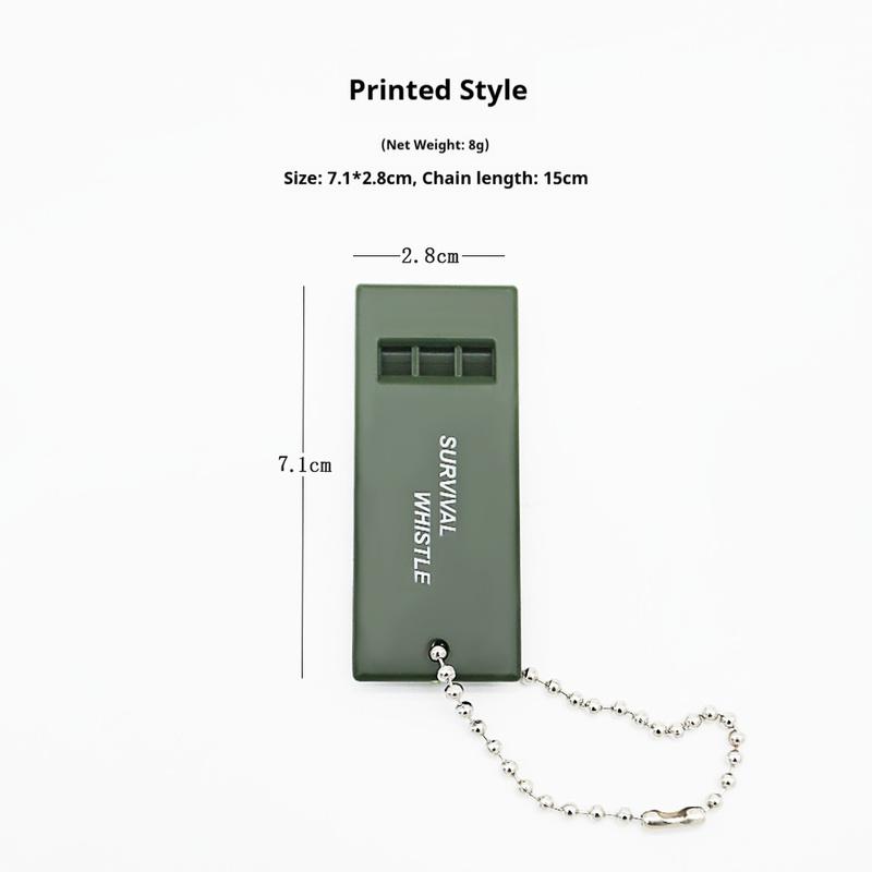 Tri Frequency Survival Whistle High Pitch Emergency Whistle With Keychain For Camping Hiking Earthquake Disaster Outdoor Rescue
Tri Frequency Survival Whistle High Pitch Emergency Whistle With Keychain For Camping Hiking Earthquake Disaster Outdoor Rescue