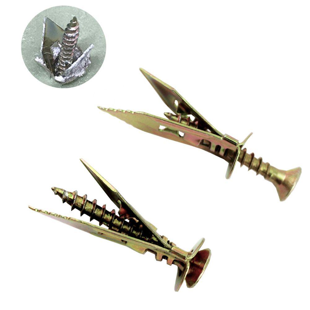 for Plasterboard Nail-in type Metal Expansion Tube Wall Fixing Plug Board Fix Kits Fix Screws 12x30mm-10 pcs
for Plasterboard Nail-in type Metal Expansion Tube Wall Fixing Plug Board Fix Kits Fix Screws 12x30mm-10 pcs