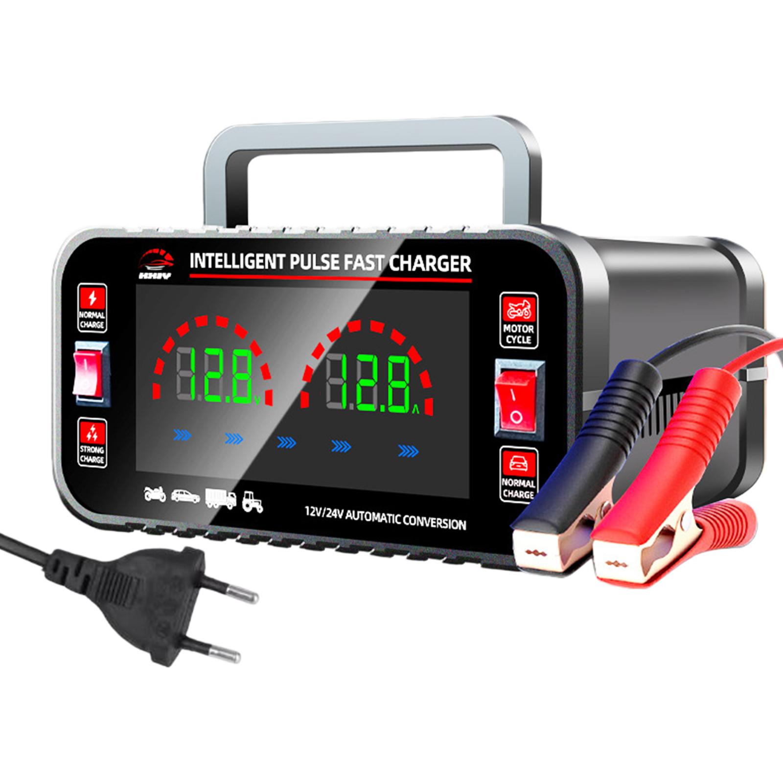 Car Battery Charger 12V/24V 150W Lead-Acid Fully-Automatic Battery Maintainer Trickle Charger for Car Truck Auto Battery Charger
Car Battery Charger 12V/24V 150W Lead-Acid Fully-Automatic Battery Maintainer Trickle Charger for Car Truck Auto Battery Charger