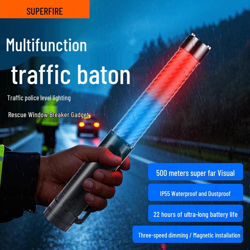 SupFire YJ04 Magnetic Traffic Warning Flashlight
SupFire YJ04 Magnetic Traffic Warning Flashlight