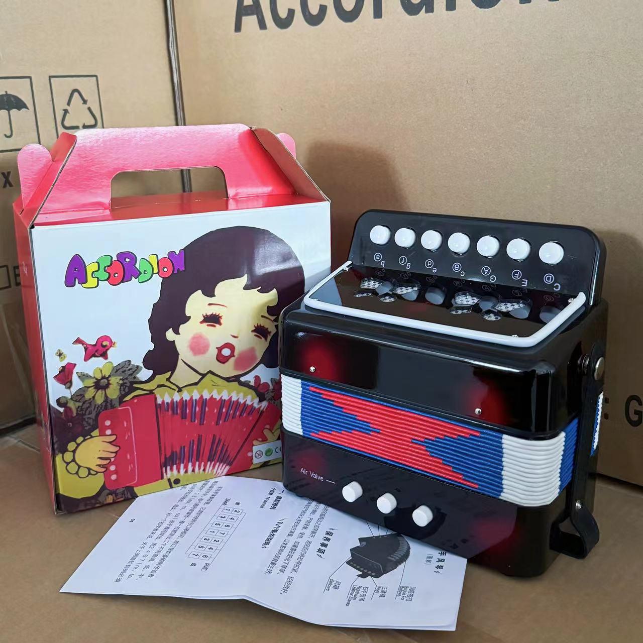 Children s 7-Key Accordion Toy: Beginner Musical Instrument for Early Education and Music Gift - Black
Children s 7-Key Accordion Toy: Beginner Musical Instrument for Early Education and Music Gift - Black