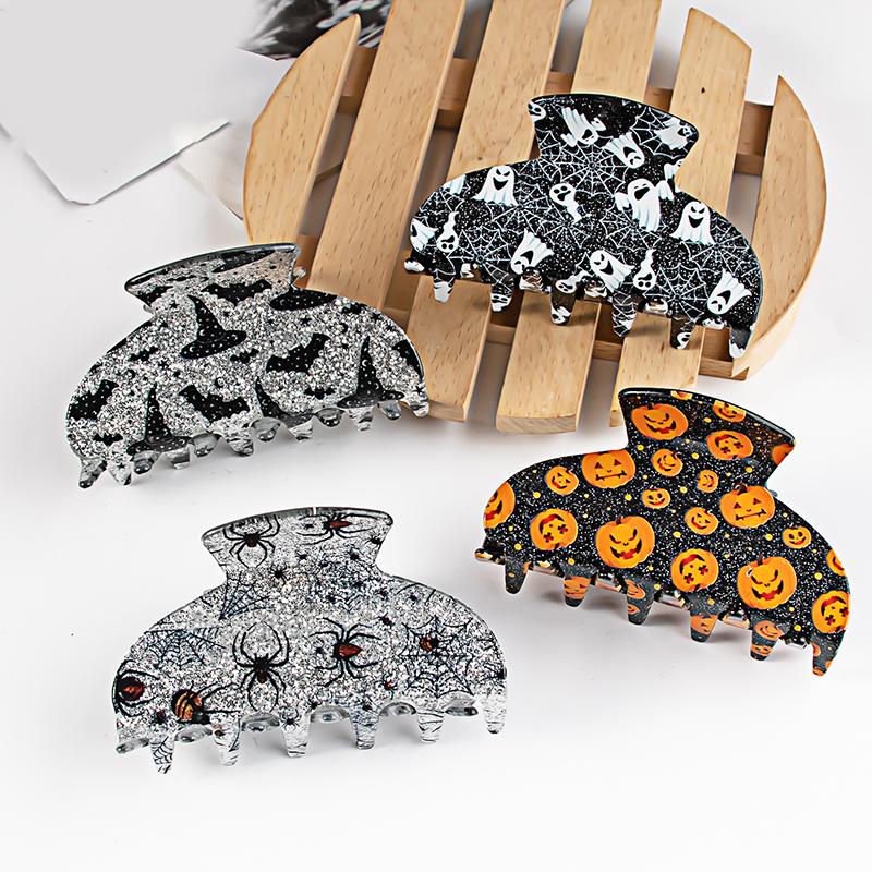 Halloween Hair Claws Lattice Spider Pumpkin Hair Clip For Women Girl Festival Decorate Headdress
Halloween Hair Claws Lattice Spider Pumpkin Hair Clip For Women Girl Festival Decorate Headdress