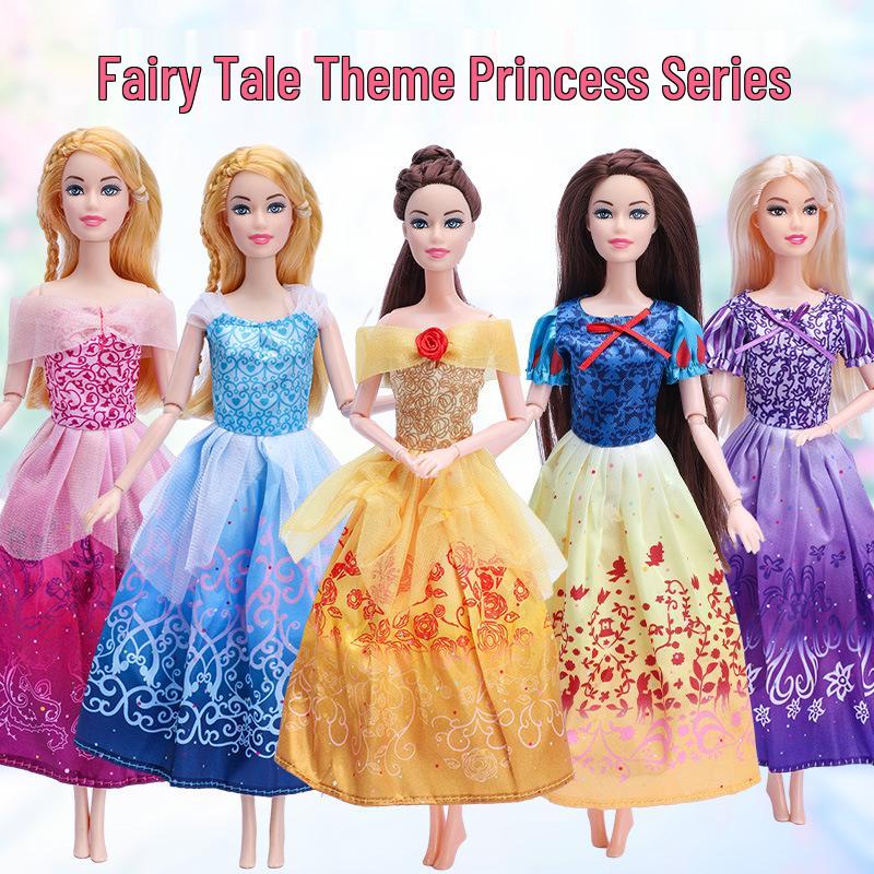Barbie Doll Clothes Set: Snow White, Belle, Cinderella, Frozen, Mermaid, Sleeping Beauty, Rapunzel - 11 Inch Collection Clothes Only (Doll Not Included)
Barbie Doll Clothes Set: Snow White, Belle, Cinderella, Frozen, Mermaid, Sleeping Beauty, Rapunzel - 11 Inch Collection Clothes Only (Doll Not Included)