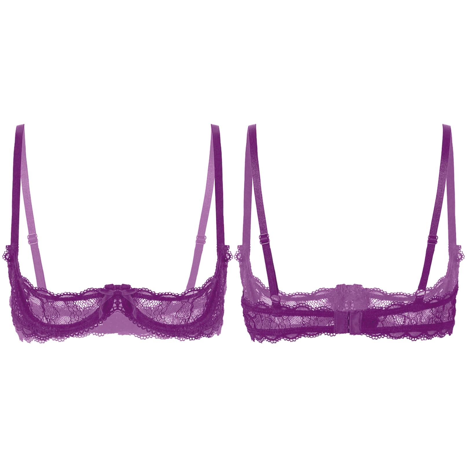 Жіночий мереживний бюстгальтер Push Up Plus Size Sexy Bralette Нижня білизна Жіноча білизна Бюстгальтер Романтичні бюстгальтери на кісточках L фіолетовий
Жіночий мереживний бюстгальтер Push Up Plus Size Sexy Bralette Нижня білизна Жіноча білизна Бюстгальтер Романтичні бюстгальтери на кісточках L фіолетовий