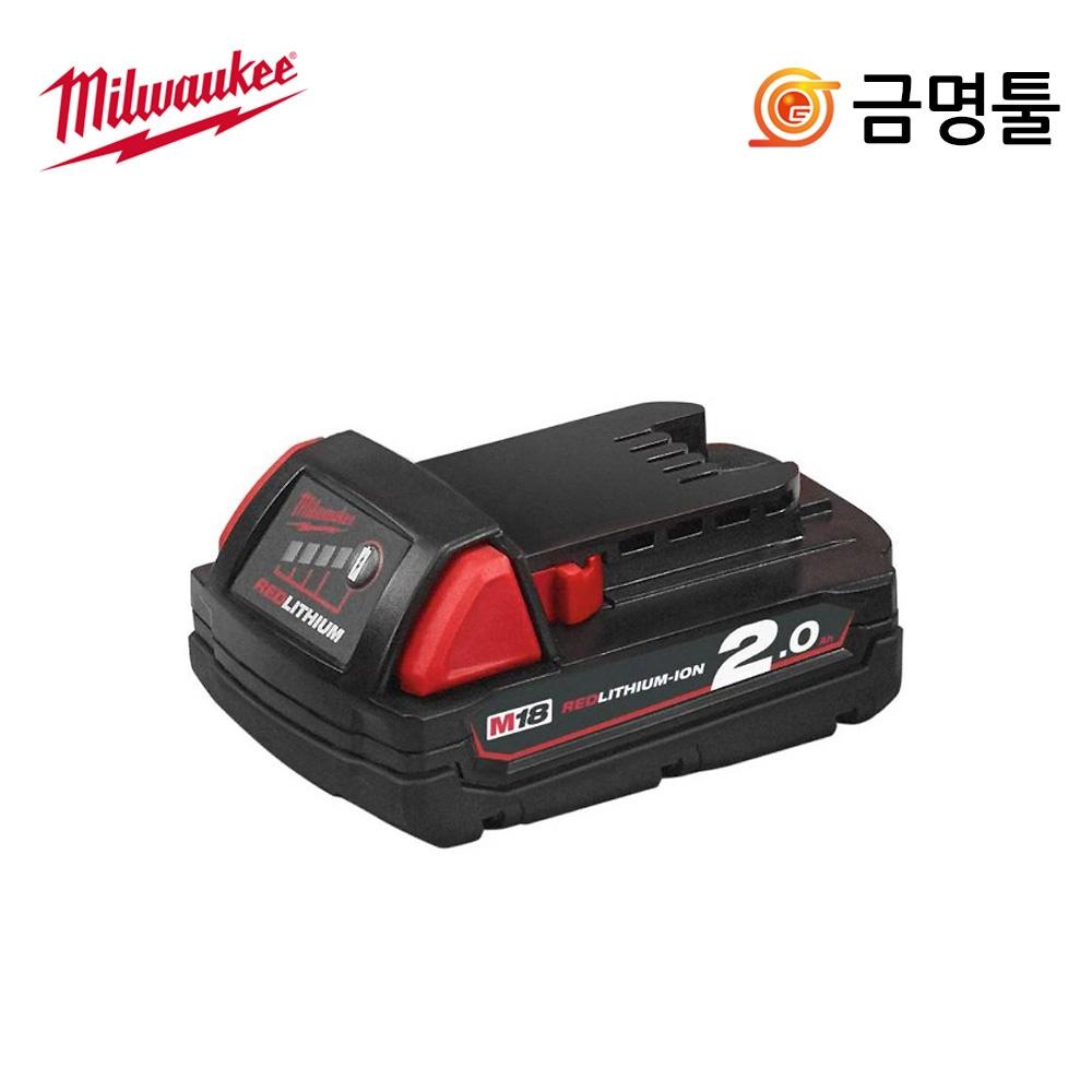 Литий-ионный аккумулятор Milwaukee M18B2, 18 В, 2,0 Ач, проверка уровня, функция защиты от перегрузки, аккумулятор Milwaukee
Литий-ионный аккумулятор Milwaukee M18B2, 18 В, 2,0 Ач, проверка уровня, функция защиты от перегрузки, аккумулятор Milwaukee