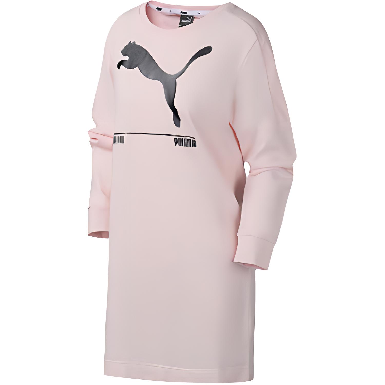 Puma Платье с круглым вырезом и длинным рукавом с буквенным принтом, женские платья, розовое 582770-17 M
Puma Платье с круглым вырезом и длинным рукавом с буквенным принтом, женские платья, розовое 582770-17 M