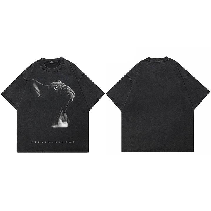Hip Hop Streetwear Men TShirt Oversized French Bulldog T Shirt Graphic Washed Black Tshirt Cotton Unisex Tops Tees Hipster M
Hip Hop Streetwear Men TShirt Oversized French Bulldog T Shirt Graphic Washed Black Tshirt Cotton Unisex Tops Tees Hipster M
