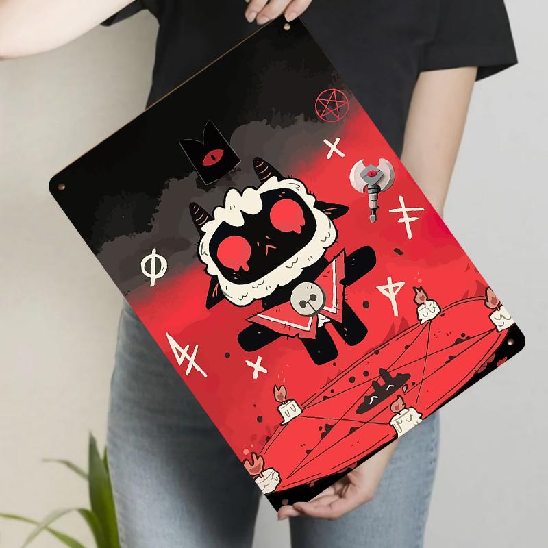 Dark Cartoon Devil Sheep Metal Iron Painting Living Room Bedroom Wall Decorative Art Hanging Ornament Creative Gift 20x30cm(7.8x11.8inch)
Dark Cartoon Devil Sheep Metal Iron Painting Living Room Bedroom Wall Decorative Art Hanging Ornament Creative Gift 20x30cm(7.8x11.8inch)