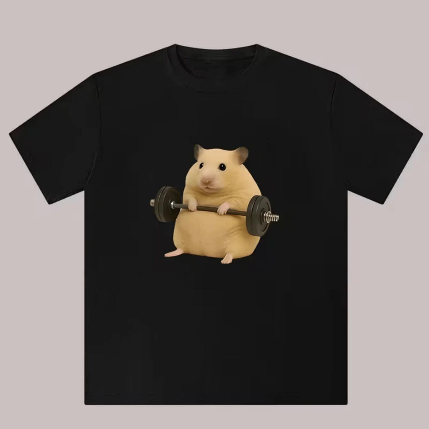 Hamster Cotton TShirt Casual Streetwear Gym Fitness Muscle Black S чёрный
Hamster Cotton TShirt Casual Streetwear Gym Fitness Muscle Black S чёрный