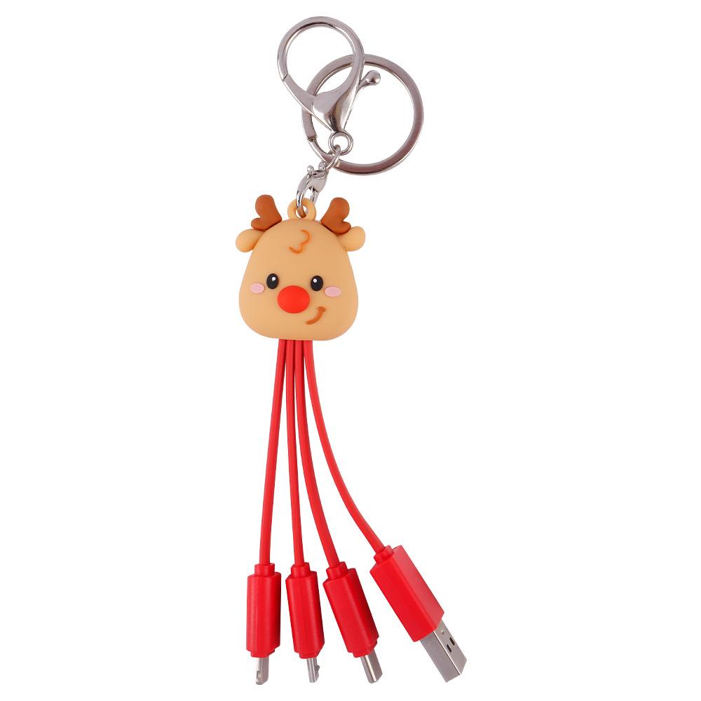 Snowman Keychain 3-in-1 Charging Cable - Christmas Gift
Snowman Keychain 3-in-1 Charging Cable - Christmas Gift
