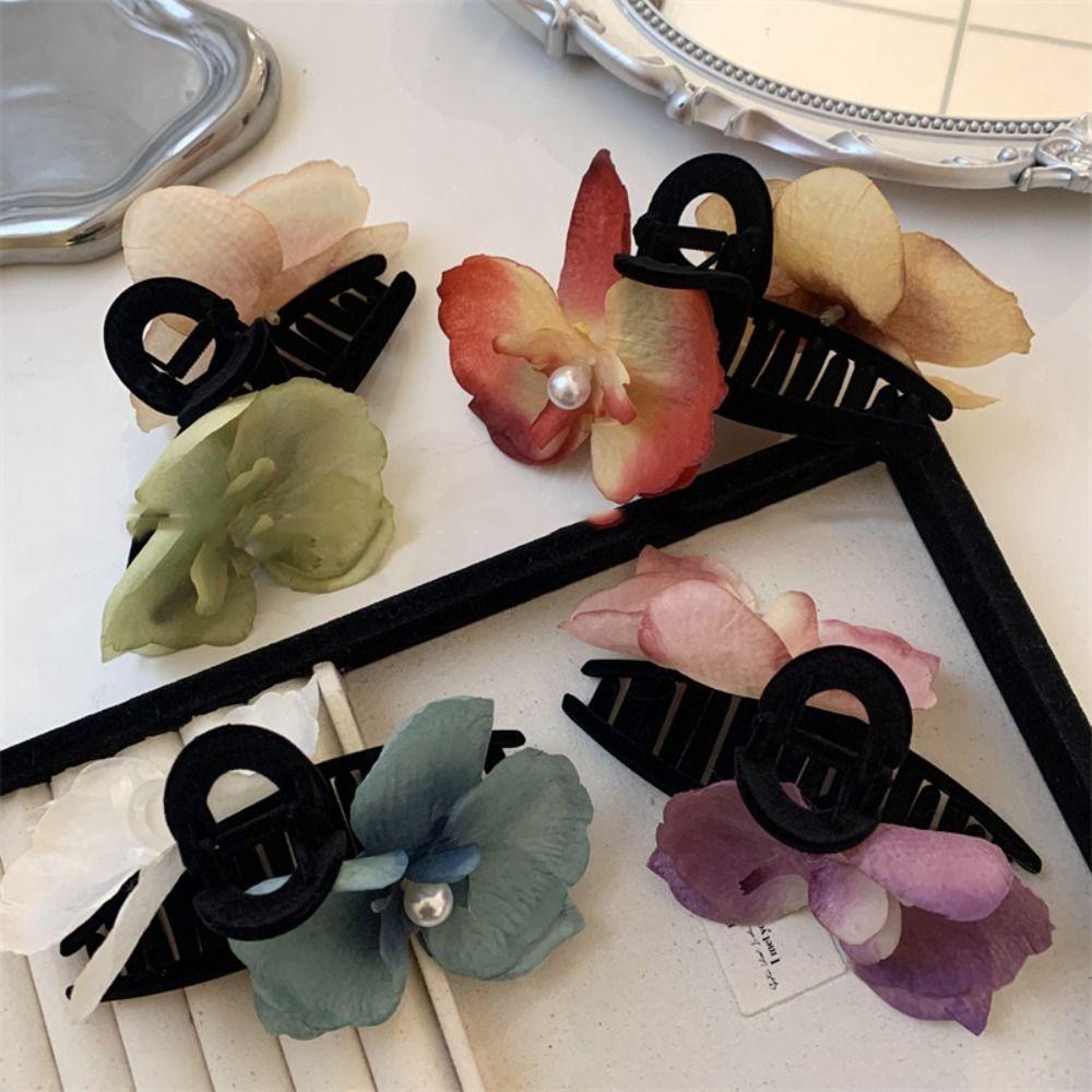 Hair Accessories Orchid Hair Claw Pearl Bohemia Hair Crab Clip Fashion Flower Hair Claw Female H
Hair Accessories Orchid Hair Claw Pearl Bohemia Hair Crab Clip Fashion Flower Hair Claw Female H