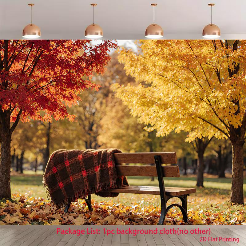 2D Cozy Autumn Scene Tapestry, Red Plaid Blanket on Bench Wall Cloth for Bedroom & Studio 47.2x31.5inch/120*80cm
2D Cozy Autumn Scene Tapestry, Red Plaid Blanket on Bench Wall Cloth for Bedroom & Studio 47.2x31.5inch/120*80cm