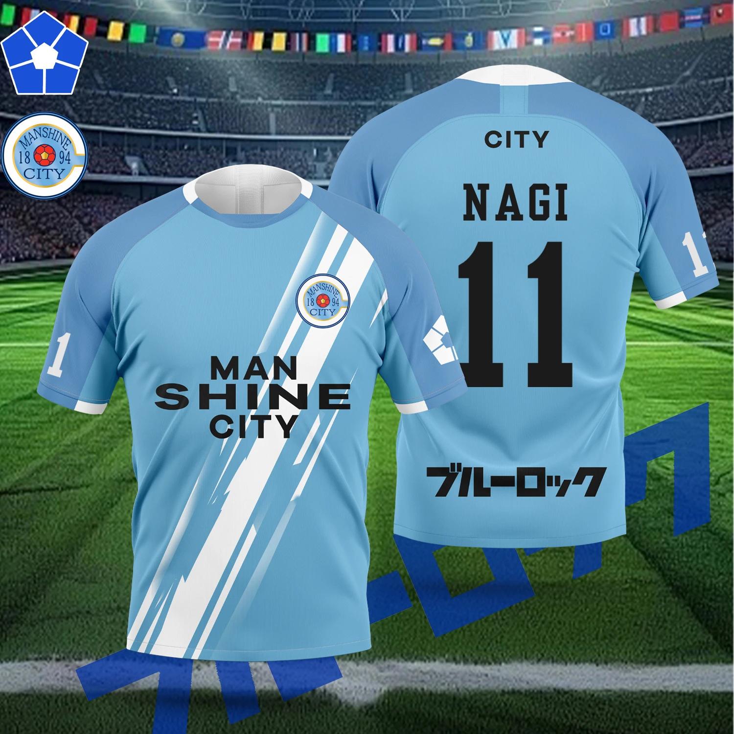 Custom Blue Lock Manshine City Cartoon Anime NAGI Cosplay Men Jersey Summer Sports Short Sleeve Children Tee Tops Women T-shirt XXS
Custom Blue Lock Manshine City Cartoon Anime NAGI Cosplay Men Jersey Summer Sports Short Sleeve Children Tee Tops Women T-shirt XXS