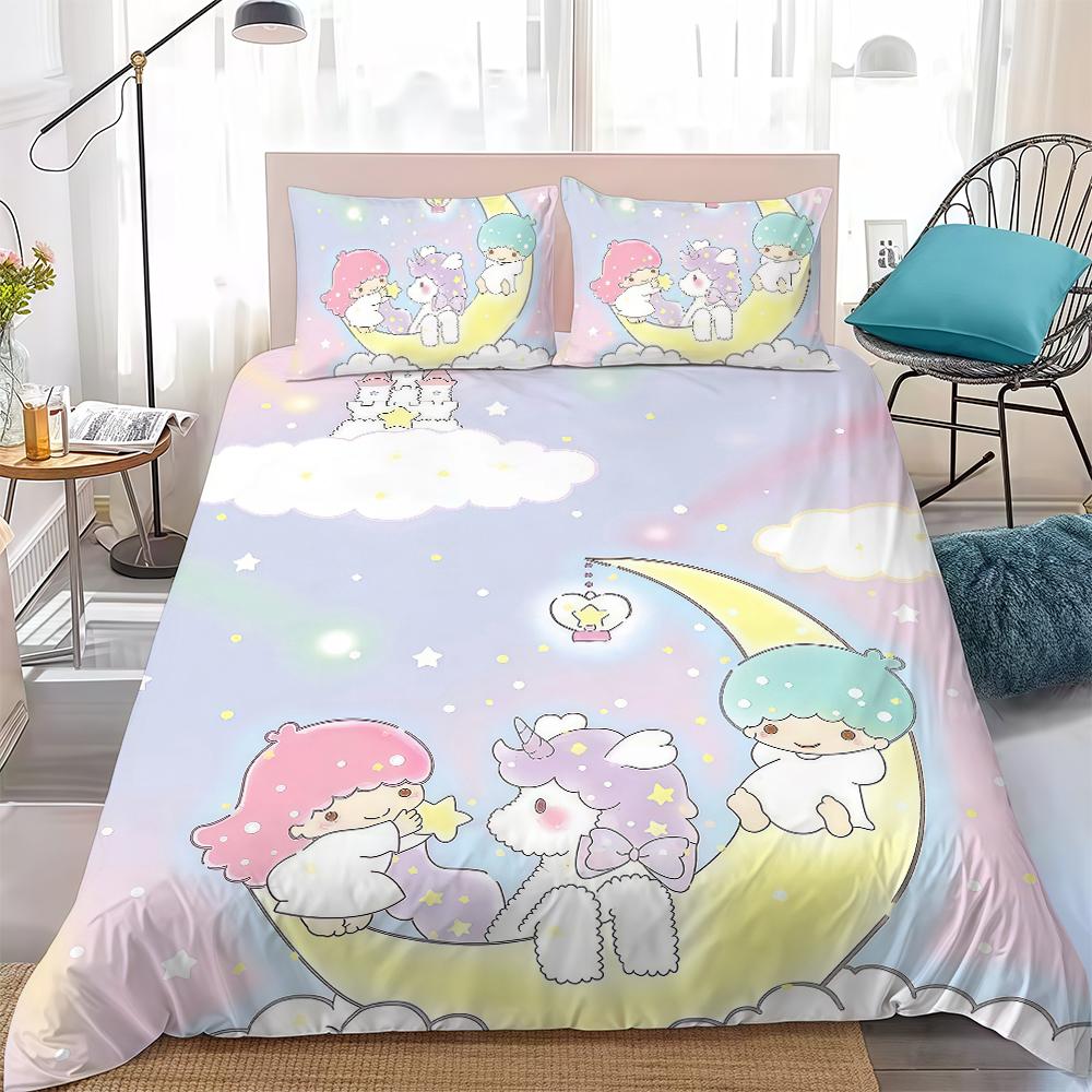 Cute L-Little T-Twin S-Star Duvet Cover Set Home Style Bedding Soft Laundry Cotton Bed 3 Piece Set Student Dormitory Gift 135x200cm
Cute L-Little T-Twin S-Star Duvet Cover Set Home Style Bedding Soft Laundry Cotton Bed 3 Piece Set Student Dormitory Gift 135x200cm