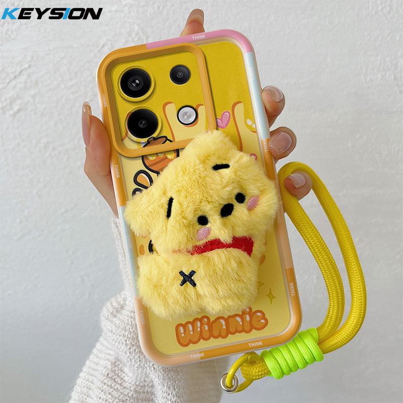 KEYSION Милий 3D Мультяшний Плюшевий Чохол для Redmi Note 13 Pro 5G зі Шнурком М який Силіконовий Протиударний Чохол для Телефону для Xiaomi POCO X6 5G for Redmi Note 13 Pro 5G
KEYSION Милий 3D Мультяшний Плюшевий Чохол для Redmi Note 13 Pro 5G зі Шнурком М який Силіконовий Протиударний Чохол для Телефону для Xiaomi POCO X6 5G for Redmi Note 13 Pro 5G