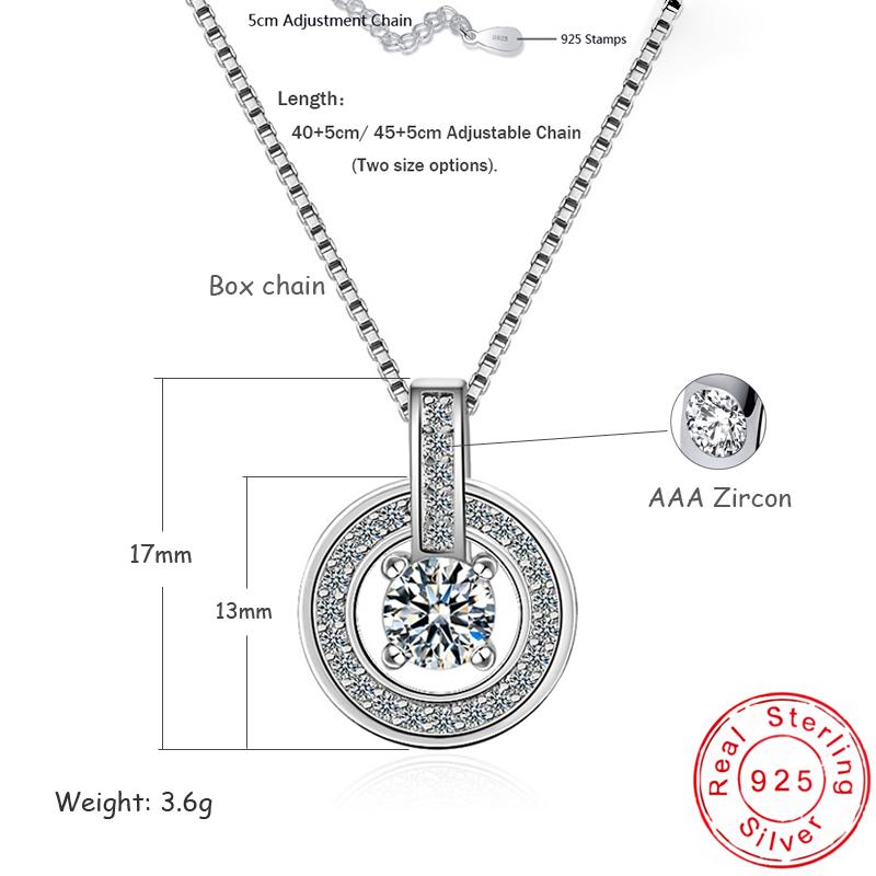 New Fashion 925 Silver Round AAA Zircon Pendant Necklaces Women Jewelry Gift Dance Rhinestone CZ Charm Clavicle Chain 40cm серебряный
New Fashion 925 Silver Round AAA Zircon Pendant Necklaces Women Jewelry Gift Dance Rhinestone CZ Charm Clavicle Chain 40cm серебряный
