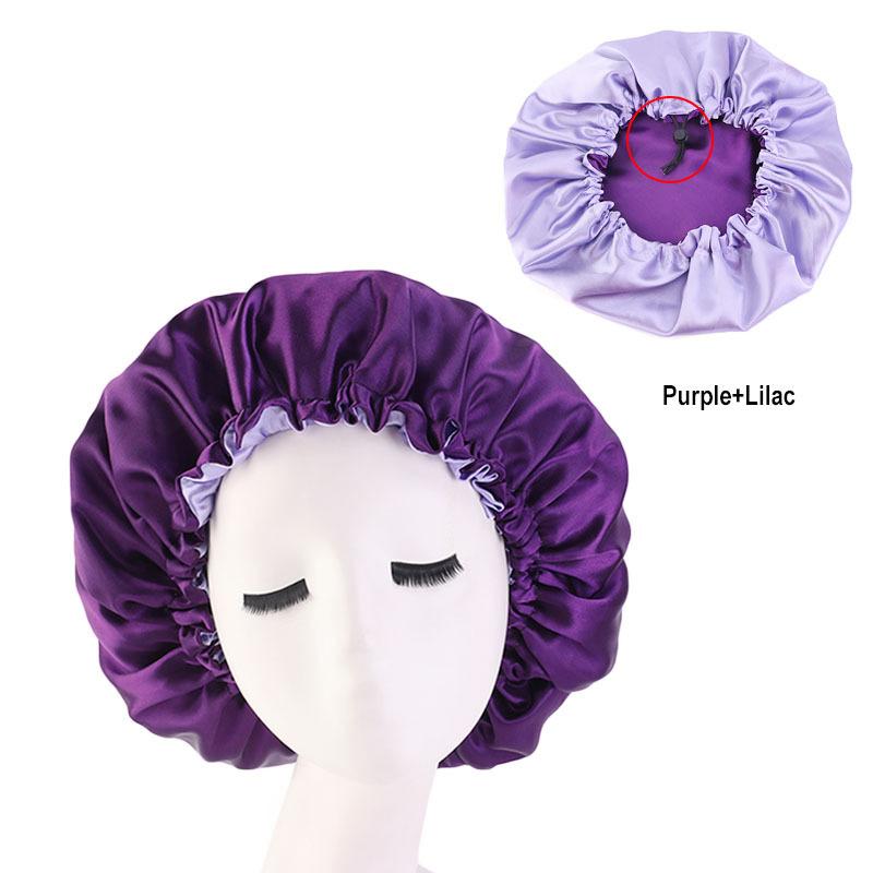 Sleep Cap Soft Satin Bonnet Adjustable Cap Double Layer Hair Bonnet For Nighttime Use Travel Essential Sleeping фиолетовый
Sleep Cap Soft Satin Bonnet Adjustable Cap Double Layer Hair Bonnet For Nighttime Use Travel Essential Sleeping фиолетовый