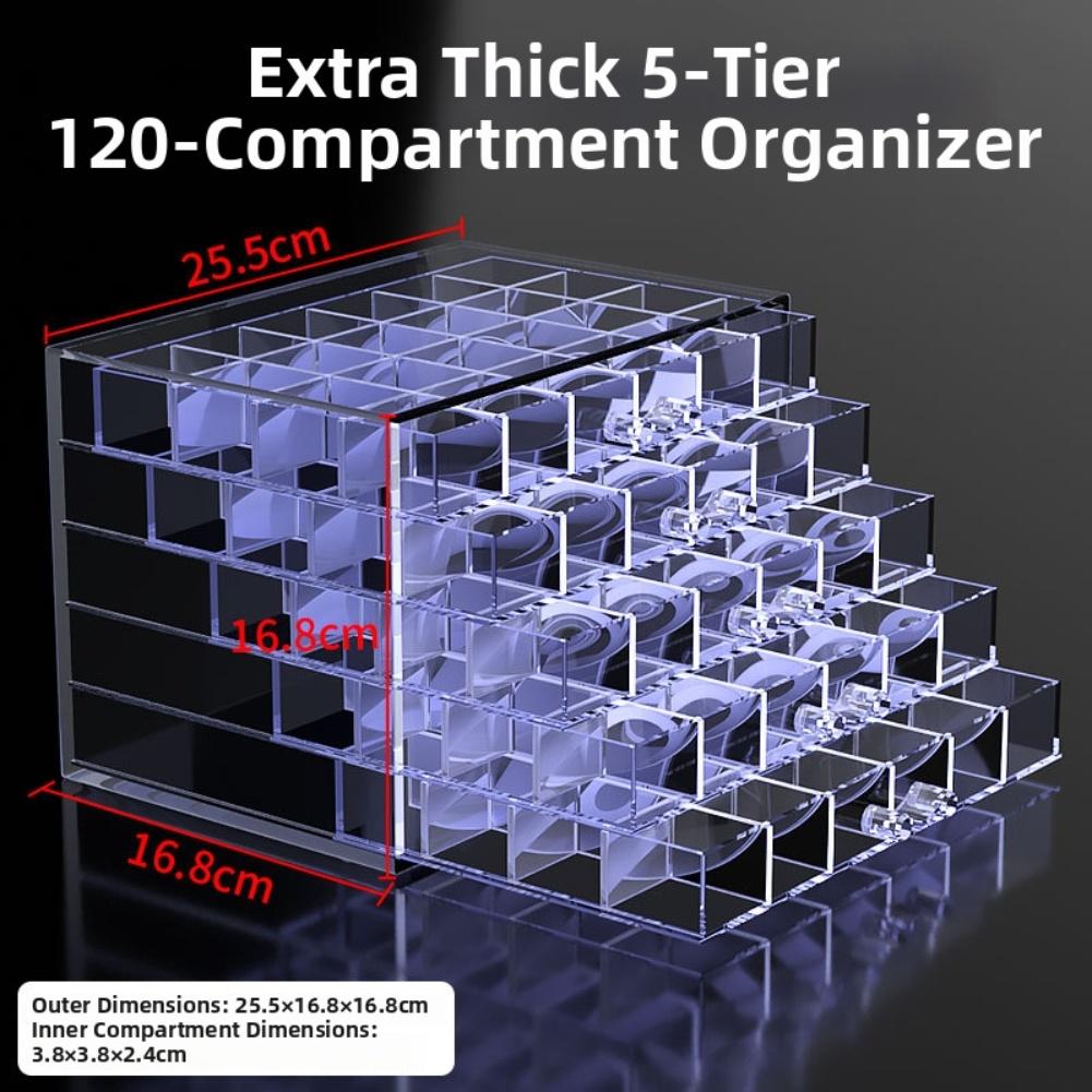 Clear Acrylic Jewelry Storage Box with 5 Pull-Out Drawers and 79 Labeled-Free Compartments for Systematic Jewelry Organization China Mainland
Clear Acrylic Jewelry Storage Box with 5 Pull-Out Drawers and 79 Labeled-Free Compartments for Systematic Jewelry Organization China Mainland
