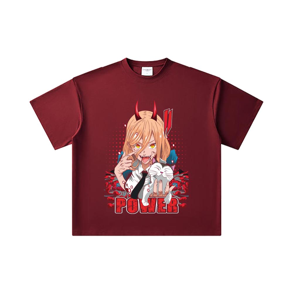 260 GSM Double Yarn 32 Count 100% Cotton Chainsaw Man V51 Power Print Unisex Heavy Cotton T Shirt 2XL
260 GSM Double Yarn 32 Count 100% Cotton Chainsaw Man V51 Power Print Unisex Heavy Cotton T Shirt 2XL