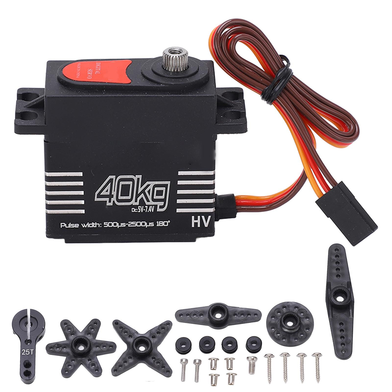QY3240MG 40KG Digital Motor Servo High Torque Metal Gear Digital Servo for 1/8 1/10 RC Car 
QY3240MG 40KG Digital Motor Servo High Torque Metal Gear Digital Servo for 1/8 1/10 RC Car