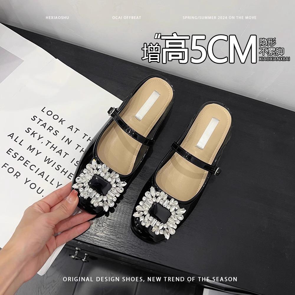 Sheepskin version~ 5CM heightening bag head cool slippers women s new models are beautiful and not tired feet half slippers women 40
Sheepskin version~ 5CM heightening bag head cool slippers women s new models are beautiful and not tired feet half slippers women 40