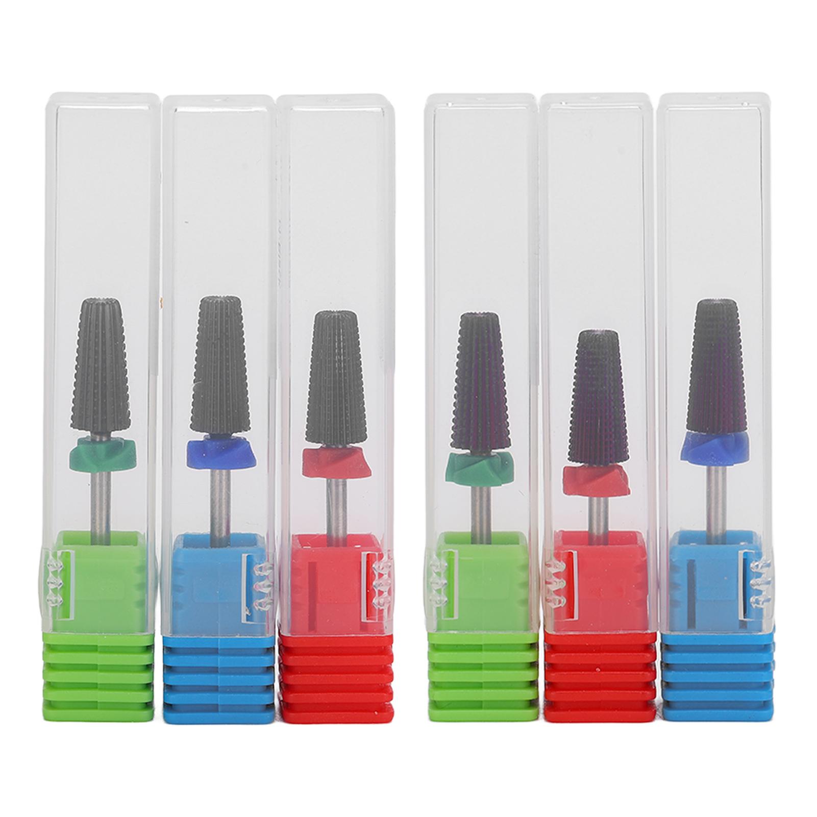 3pcs Nail Drill Bits Tungsten Steel 2 Way Rotate Fast Remove Acrylic Hard Gel Nail Grinding Heads Black
3pcs Nail Drill Bits Tungsten Steel 2 Way Rotate Fast Remove Acrylic Hard Gel Nail Grinding Heads Black