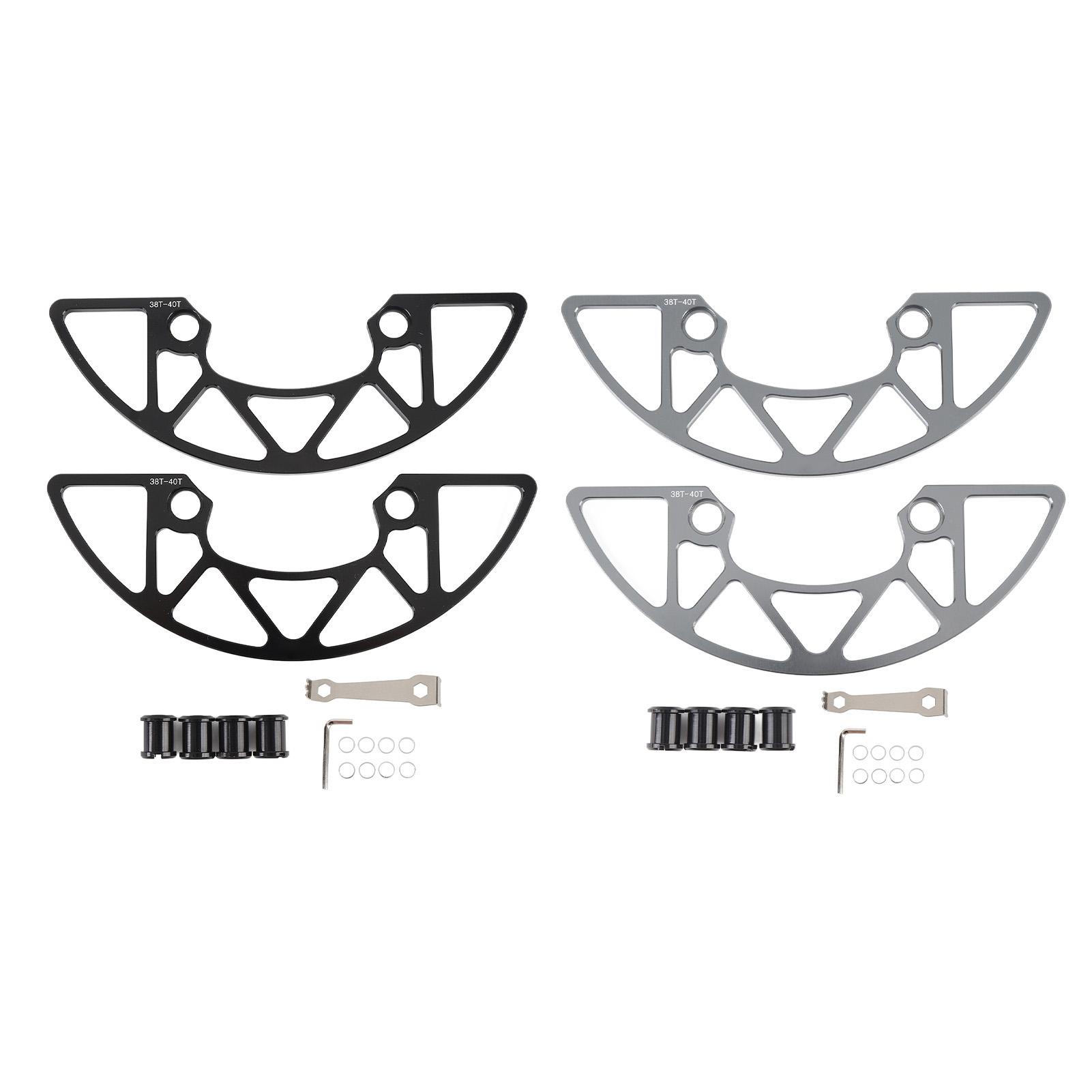 Cycle Chainring Guard Aluminum Alloy 104BCD Cycle Sprocket Protector for 38 to 40T Positive Negative Black
Cycle Chainring Guard Aluminum Alloy 104BCD Cycle Sprocket Protector for 38 to 40T Positive Negative Black