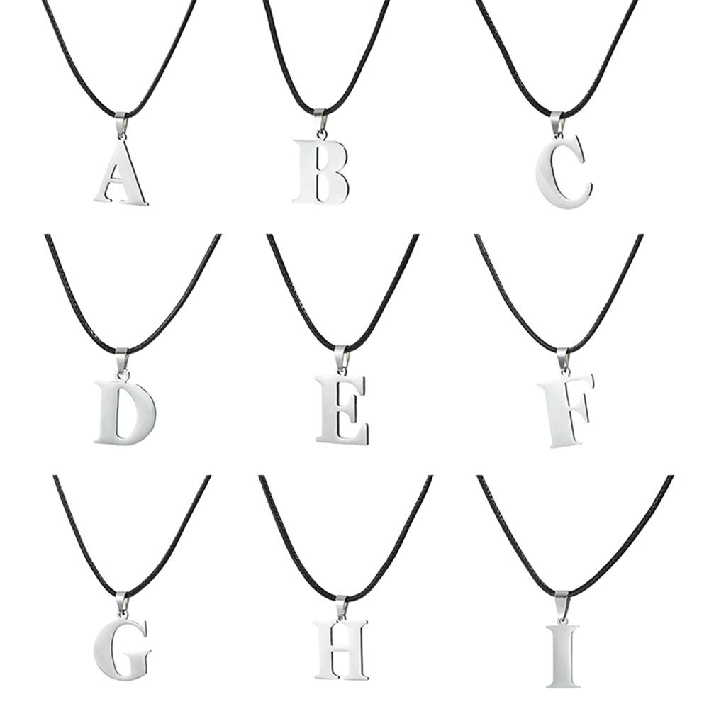 New Stainless Steel A-Z Alphabet Initial Necklace 26 English Letter Necklace For Men Women Personalize Jewelry Gifts 50cm
New Stainless Steel A-Z Alphabet Initial Necklace 26 English Letter Necklace For Men Women Personalize Jewelry Gifts 50cm