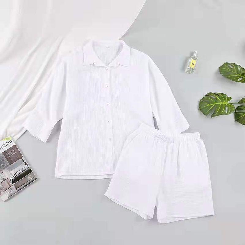New Arrival Shirt Shorts Two-piece Set Elegant Classic Style Fashion Plaid Suit Shirt and Shorts Set White L
New Arrival Shirt Shorts Two-piece Set Elegant Classic Style Fashion Plaid Suit Shirt and Shorts Set White L