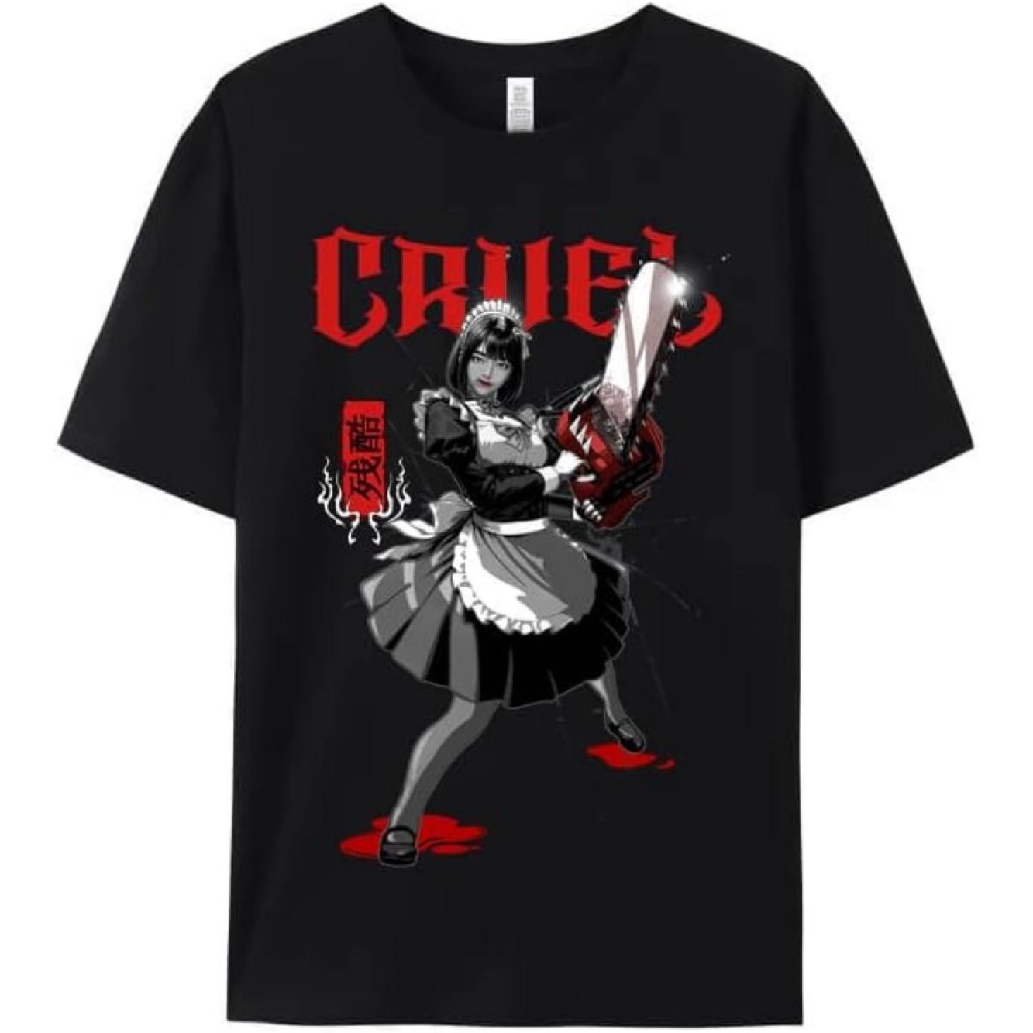 Fantasy North – Akako Anime T-Shirt – Chainsaw Maid Graphic Tee for Men & Women – Unisex 100% Cotton Otaku Streetwear XXXXXL чорний
Fantasy North – Akako Anime T-Shirt – Chainsaw Maid Graphic Tee for Men & Women – Unisex 100% Cotton Otaku Streetwear XXXXXL чорний