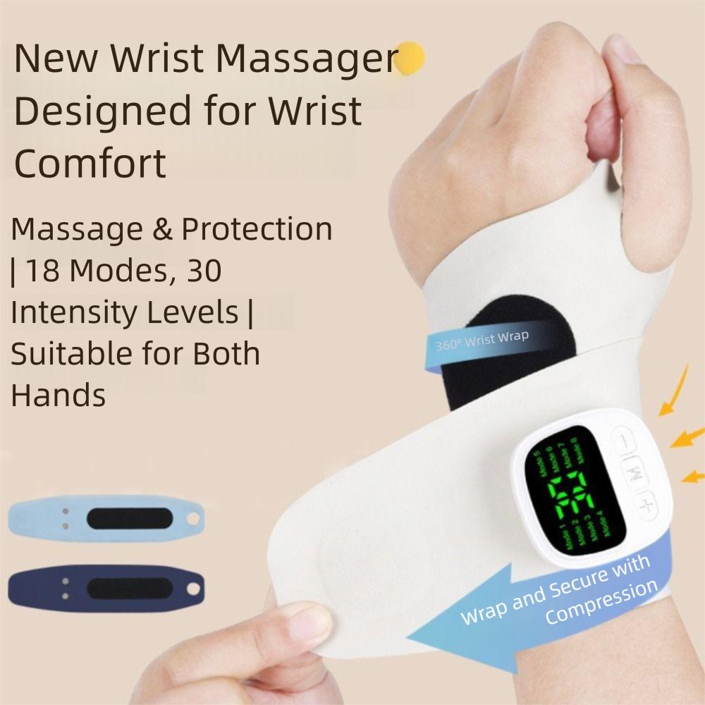 30 Level Massager Hand Massager 8 Modes Wrist Support Pad NEW Electric Wrist Massager Home Use
30 Level Massager Hand Massager 8 Modes Wrist Support Pad NEW Electric Wrist Massager Home Use