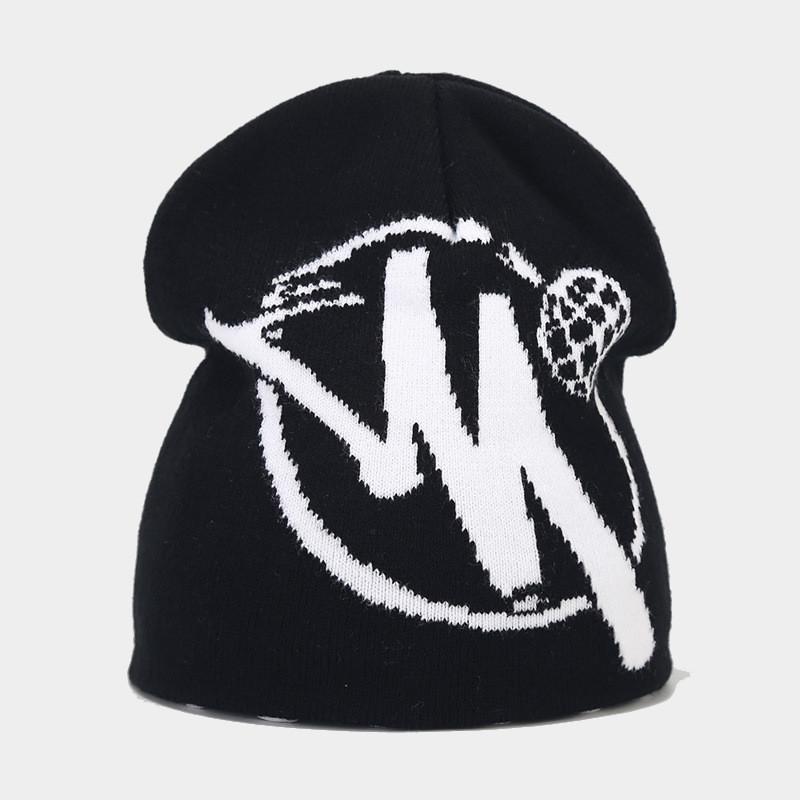 Acrylic Knitted Hat With Letter Embroidery For Winter Casual And Streetwear Men Women White Black
Acrylic Knitted Hat With Letter Embroidery For Winter Casual And Streetwear Men Women White Black